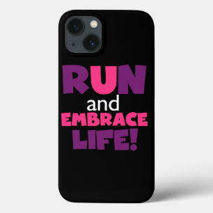 Führen Sie Embrace Life Lila Pink aus Case-Mate iPhone Hülle