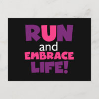 Führen Sie Embrace Life Lila Pink aus