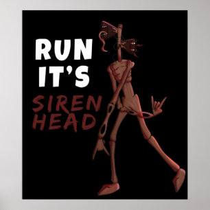 FÜHREN SIE IHREN SIREN HEAD EVIL MONSTER AUS POSTER