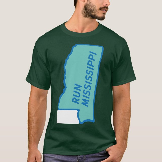 Führen Sie Mississippi 1 T-Shirt (Vorderseite)