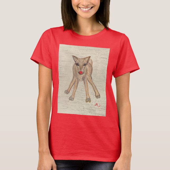 Führen Sie Rudolph Run T - Shirt aus (Vorderseite)