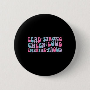 Führen Sie starke Cheer laute Cheer Captain Cheerl Button