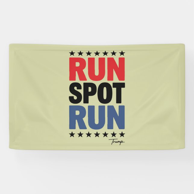 Führen Sie Trump 2024 aus Banner (Horizontal)