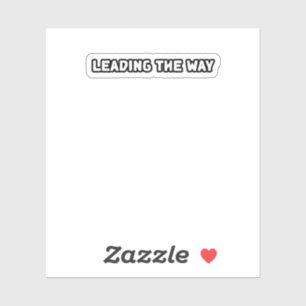 Führende Rolle im Visionär Leader Innovationsprogr Aufkleber