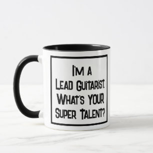 Führender Gitarrist Super Talent. Zwei Tone-Kaffee Tasse