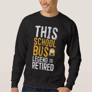 Führender Schulbusfahrer Sweatshirt
