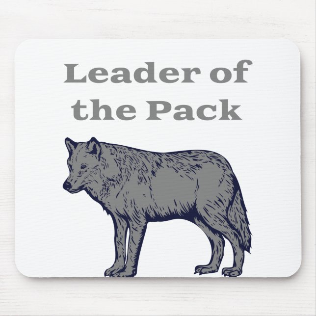 Führer des Pack Wolf Mousepad (Vorne)