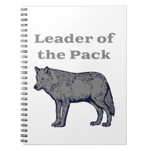 Führer des Pack Wolf Notizblock