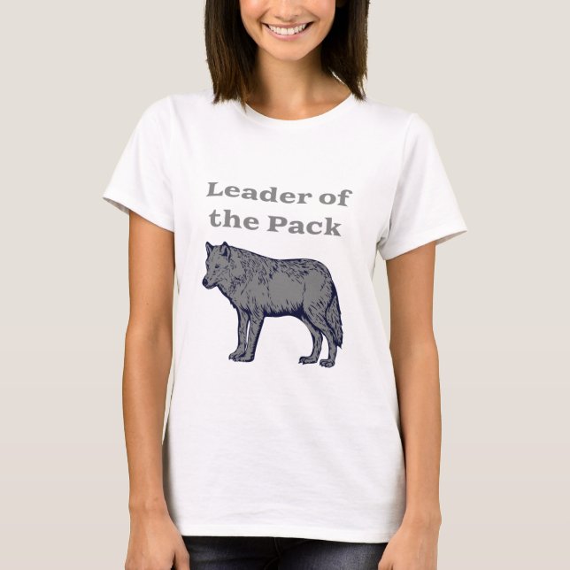 Führer des Pack Wolf T-Shirt (Vorderseite)