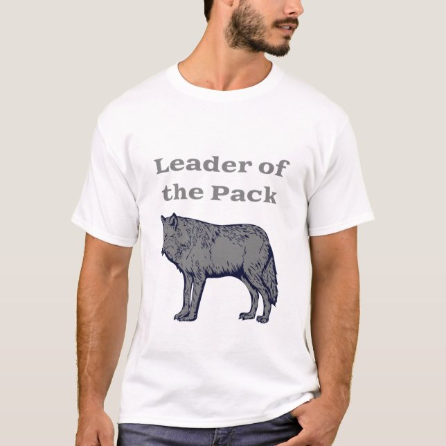 Führer des Pack Wolf T-Shirt (Vorderseite)