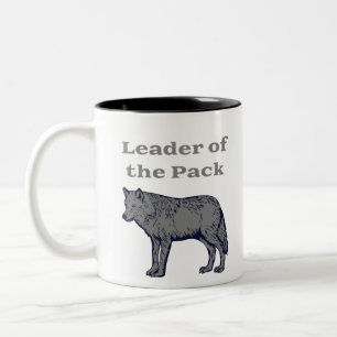 Führer des Pack Wolf Zweifarbige Tasse