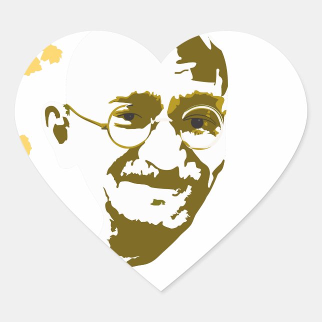 Führer für Paz Herz-Aufkleber (Vorderseite)