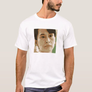 Führer-Grünschwarzes Aung San Suu Kyi Birma T-Shirt