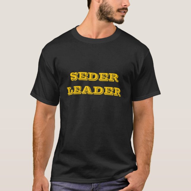 FÜHRER-T-SHIRT DES PASSAHFEST-PESACH SEDER T-Shirt (Vorderseite)