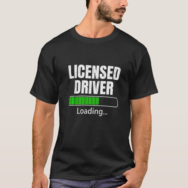 Führerschein für Führerscheine T-Shirt (Vorderseite)