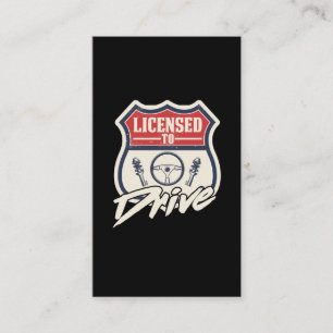 Führerscheinprüfung wurde neuer Treiber bestanden Visitenkarte