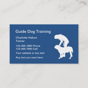Führhundtraining Visitenkarte