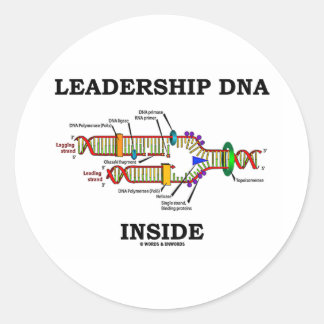 Führung der DNA innerhalb (DNA-Replikation) Runder Aufkleber