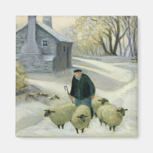 Führung der Schafe Magnet