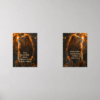 Führung und Mut Bilderwand Sets