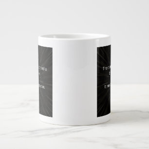 Führungskompetenz ist Klarheit, nicht Lautstärke Jumbo-Tasse