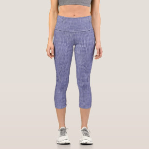 Führungskraft Blue Capri Leggings