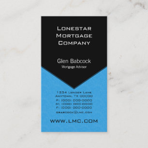Führungskraft Edge Business Card, Horizon Blue Visitenkarte