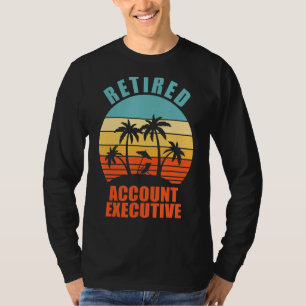 Führungskraft für vergriffene Accounts glückliche T-Shirt