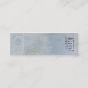 Führungskraft-Kurven-Licht-Kontakt-Karte Telefonnummerkarte