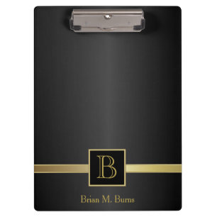 Führungskraft-Monogramm-Design Klemmbrett