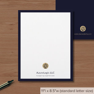 Führungskraft Rechtsanwaltskanzlei Letterhead mit  Briefbogen