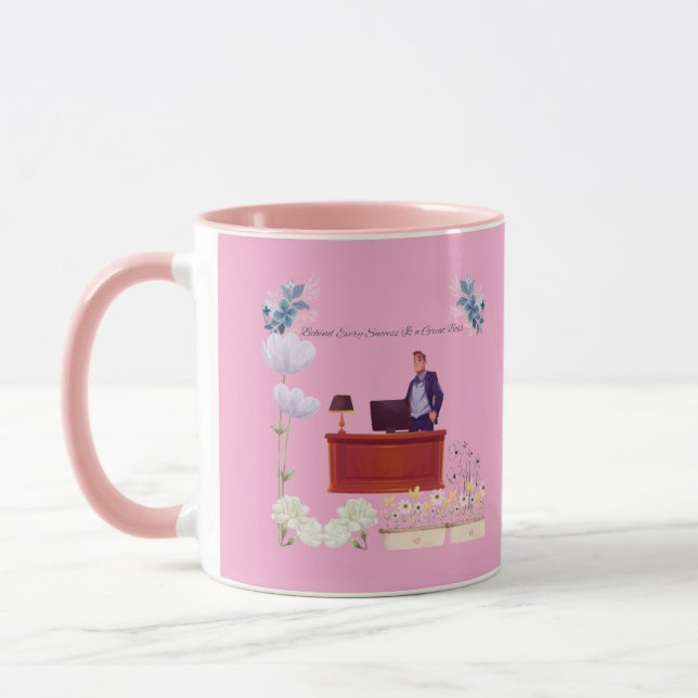 Führungskraft rosa tasse (Links)