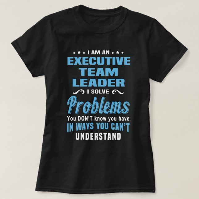 Führungskraft Teamleiter T-Shirt (Design vorne)