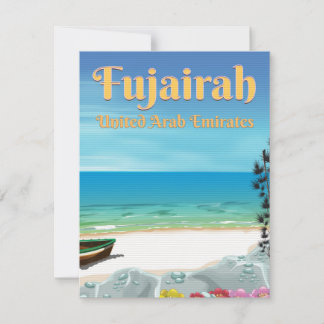 Fujairah Vereinigte Arabische Emirate Strandposter