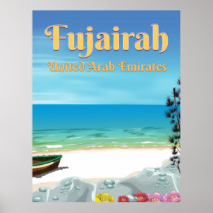 Fujairah Vereinigte Arabische Emirate Strandposter Poster