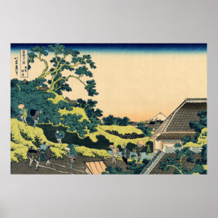 Fuji aus Mishima-Pass Poster