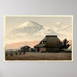 Fuji aus Narusawa Hasui Kawase Art Print Poster