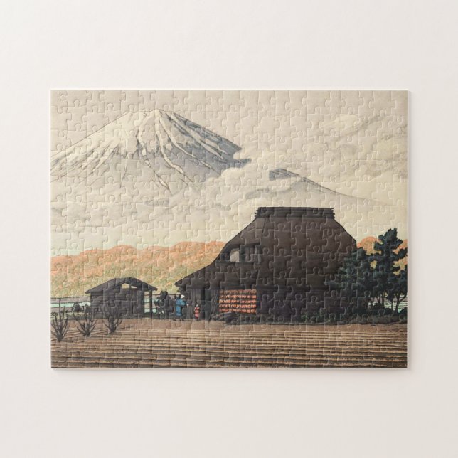 Fuji aus Narusawa Hasui Kawase shin hanga art Puzzle (Horizontal)