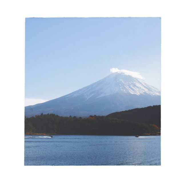 Fuji Fuji Lake Kawaguchi Notizblock (Vorderseite)