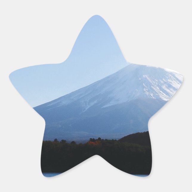 Fuji Fuji Lake Kawaguchi Stern-Aufkleber (Vorderseite)