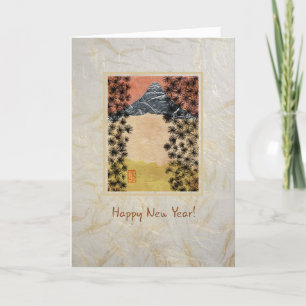 Fuji Happy New Year Card Karte