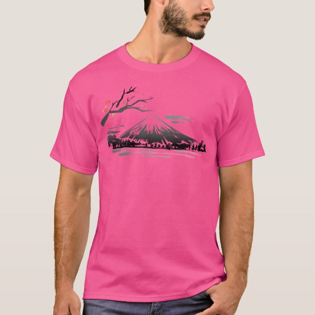 Fuji im Frühjahr T-Shirt (Vorderseite)