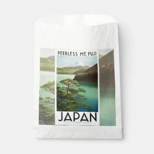 Fuji Japan Reiseplakat Vintage Kunst Geschenktütchen