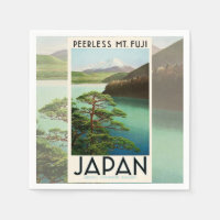 Fuji Japan Reiseplakat Vintage Kunst