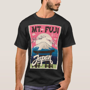 Fuji Japan Tokio Japan Kulturreisen grafisch T-Shirt