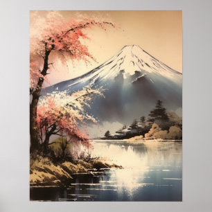 Fuji Japanese Art Print Poster