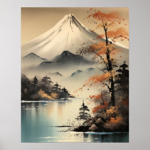 Fuji Japanese Art Print Poster