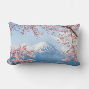 Fuji Mountain   Kawaguchiko-See   Frühjahr in Japa Lendenkissen