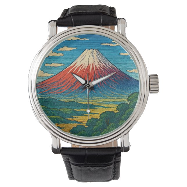 Fuji Original Artwork Watch Armbanduhr (Vorderseite)
