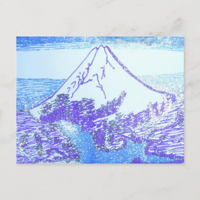 Fuji Postkarte (Vorderseite)
